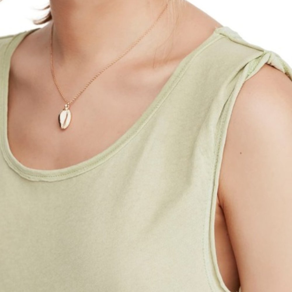 NWT Free People Anytime Tank Top in Matcha Size XS - Picture 3 of 5